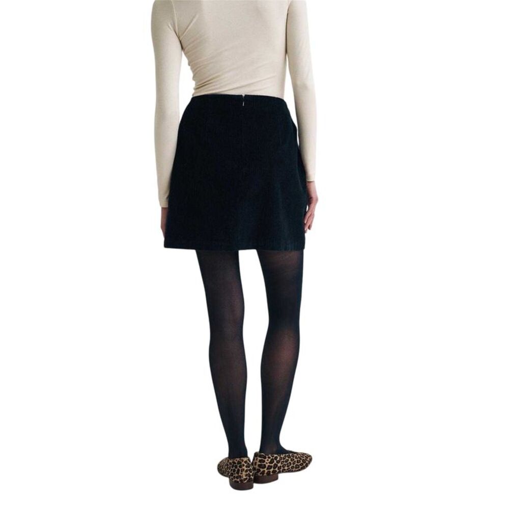 Nobody�'s Child Womens/Ladies Ribbed High Waist Mini Skirt / Black - Picture 3 of 3